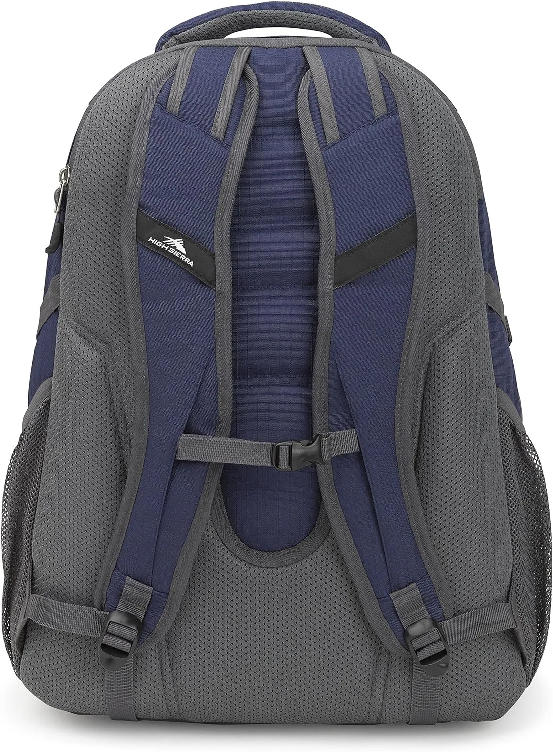 High Sierra Access 2.0 Laptop Backpack, True Navy/Mercury, One Size Dark Blue