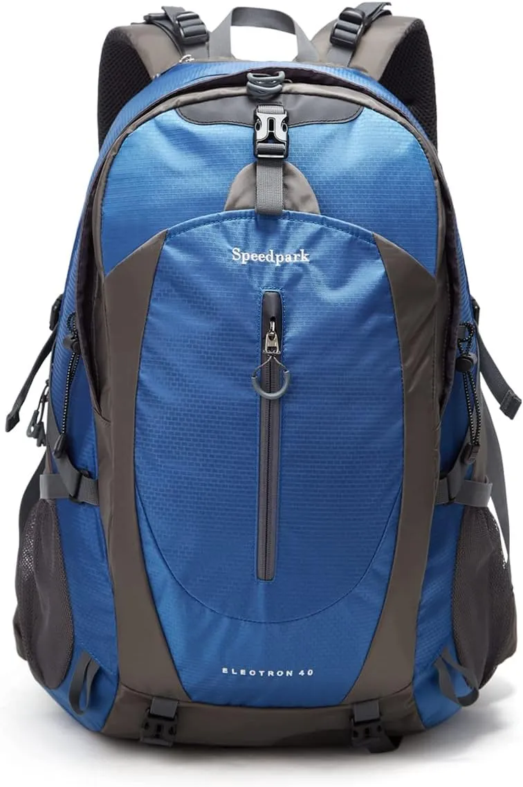 Hiking Backpack 40L Waterproof Hiking Daypack with Rain Cover, Outdoor Trekking Travel Backpacks for Men Women