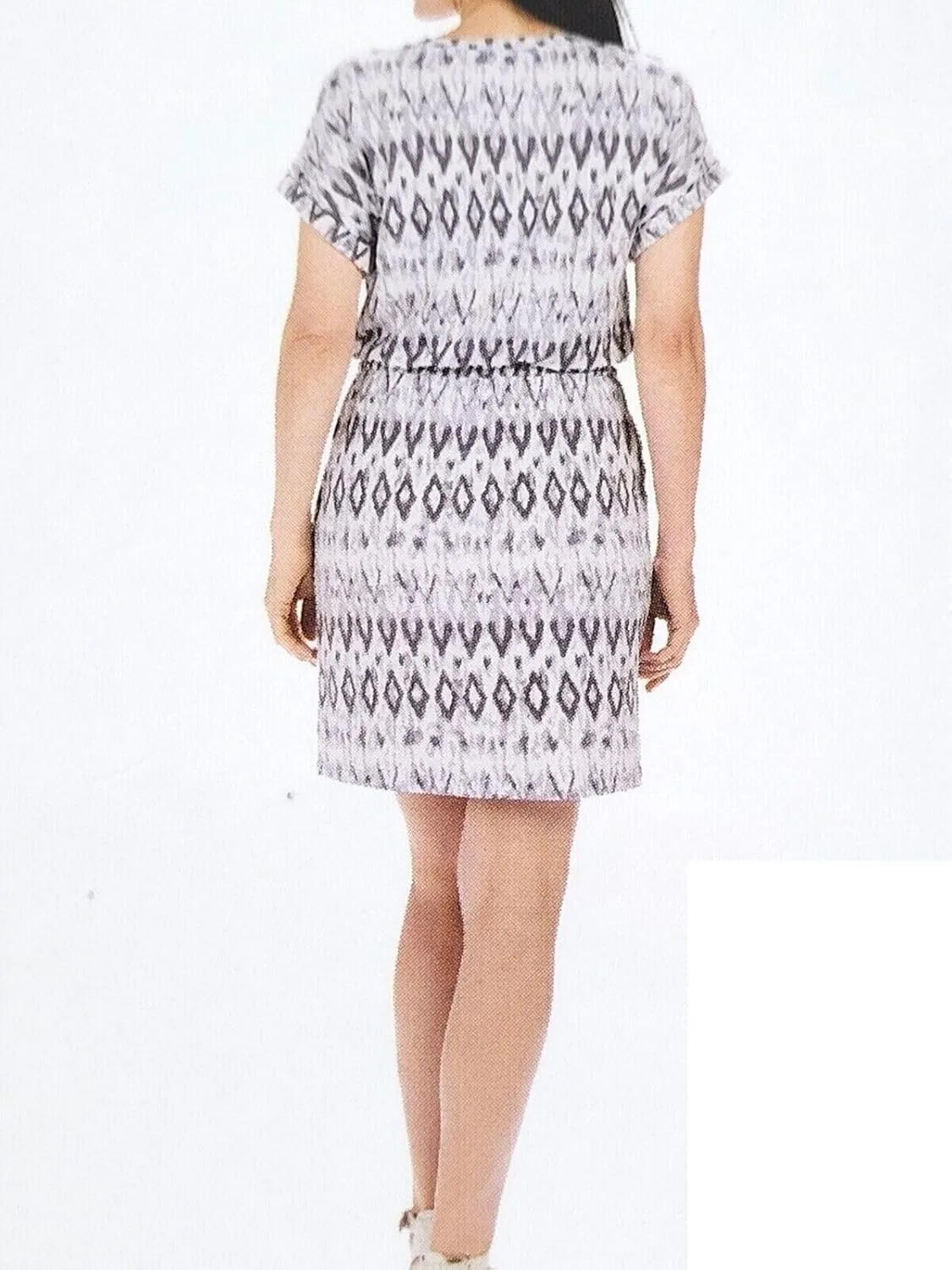 Hilary Radley Womens Short Sleeve Dress