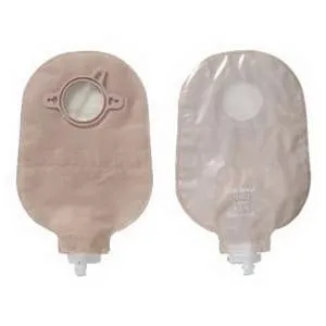 Hollister 18404 New Image 9" Transparent Urostomy Pouch - Flange 2(3/4)", (Blue), Box of 10