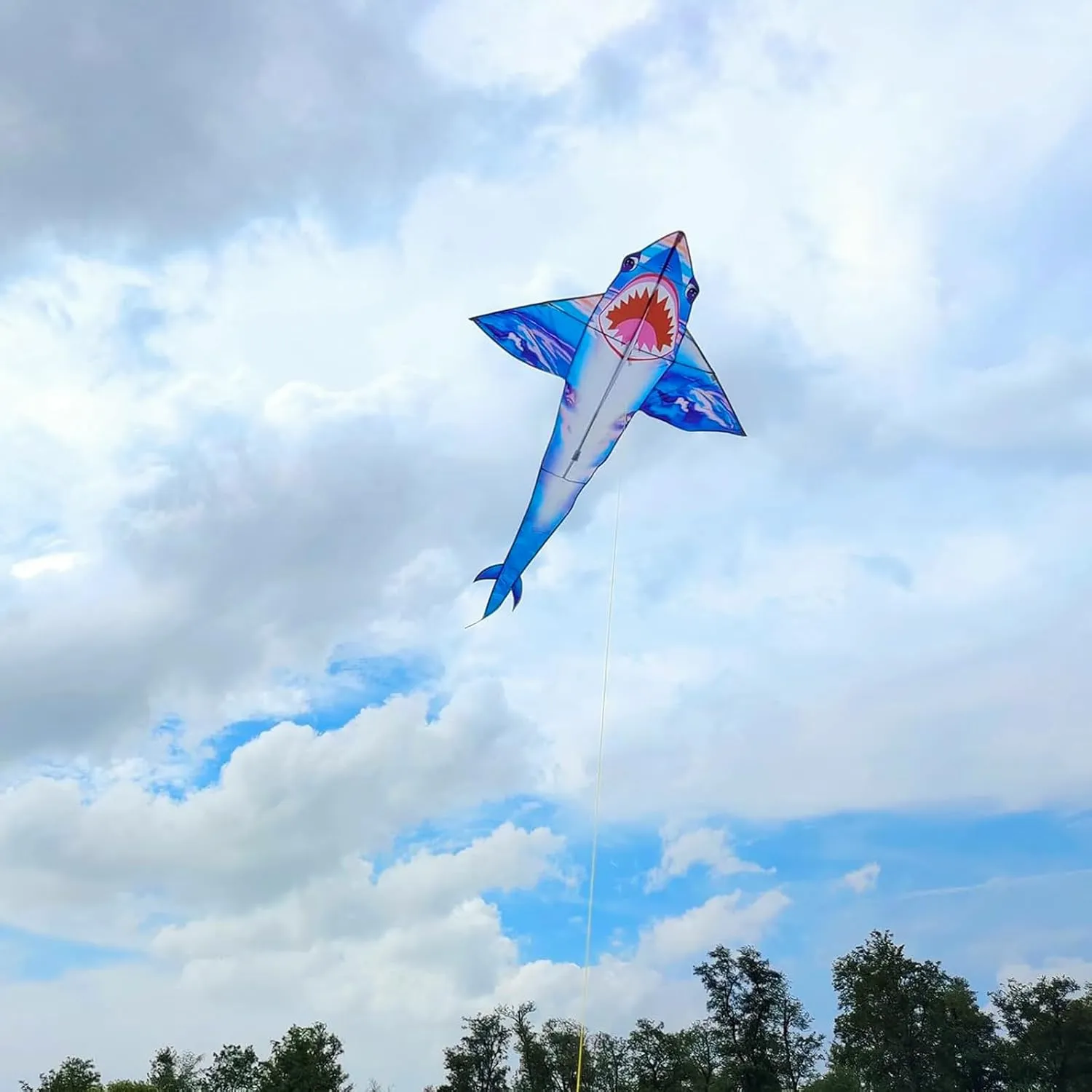 Hoofer Large Beach Kite and Reel Winder with 650ft String for Kids and Adults, Single Line Kite, Extremely Easy to Fly for Beginners