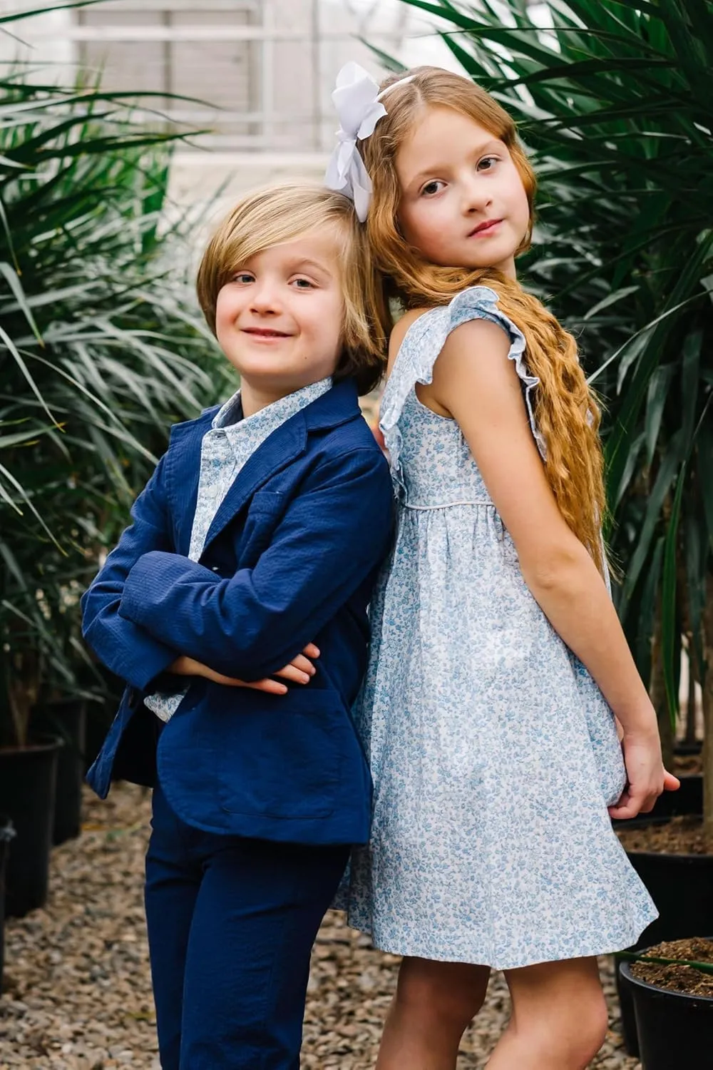 Hope & Henry Boys' Classic Seersucker Suit Jacket