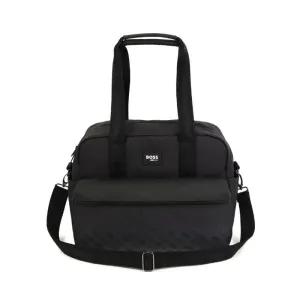 Hugo Boss Baby - Logo Patch Changing Diaper Bag Black