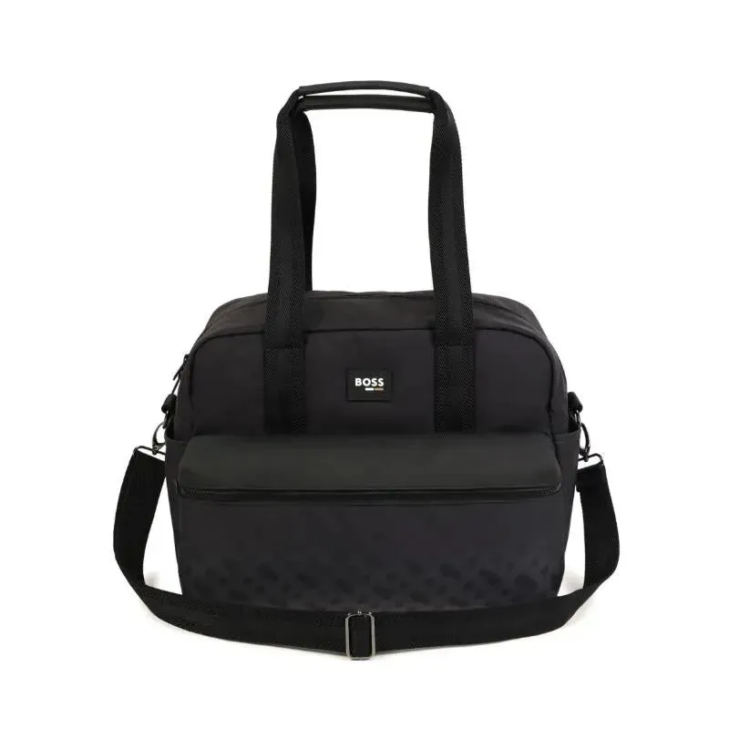 Hugo Boss Baby - Logo Patch Changing Diaper Bag Black