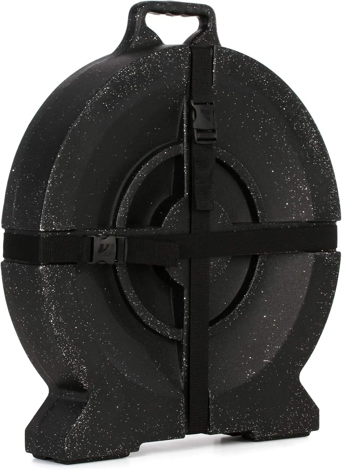 Humes & Berg Enduro Pro Form-Fitted Cymbal Case - Up to 22 Inches Cymbals - Black Sparkle