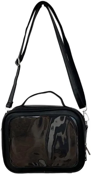 Ita JK Uniform Handbag, Kawaii Messenger Clear Shoulder Crossbody Purse, Kawaii Pin Display Bag With Insert For Anime