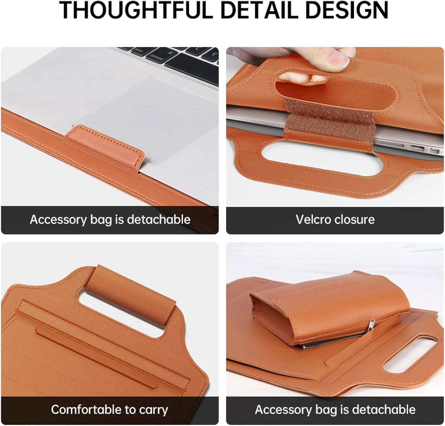 IVY 13 14 Inch Portable Laptops Sleeves with Handbag Stand Phone Holder Storage Bag Mouse Pad for MacBook Air Pro Retina M1 M2 Surface HP Lenovo Dell ASUS Acer Samsung Laptops Bag Case Cover - Green