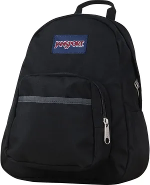 JanSport Half Pint Mini Backpack, 10.2 L - Durable Mini Bag Purse with Adjustable Shoulder Straps, Single Main Compartment, Zippered Stash Pocket, Black