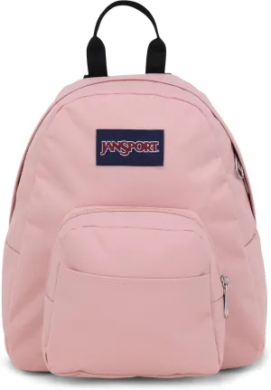JanSport Half Pint Mini Backpack, 10.2 L - Durable Mini Bag Purse with Adjustable Shoulder Straps, Single Main Compartment, Zippered Stash Pocket, Misty Rose