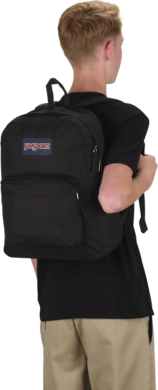 JanSport Superbreak Backpack - Durable, Lightweight Premium Backpack, Black