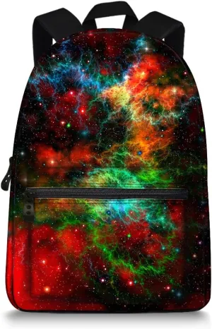 JeremySport TrendyMax Galaxy Pattern Grade Backpack for Elementary Kids