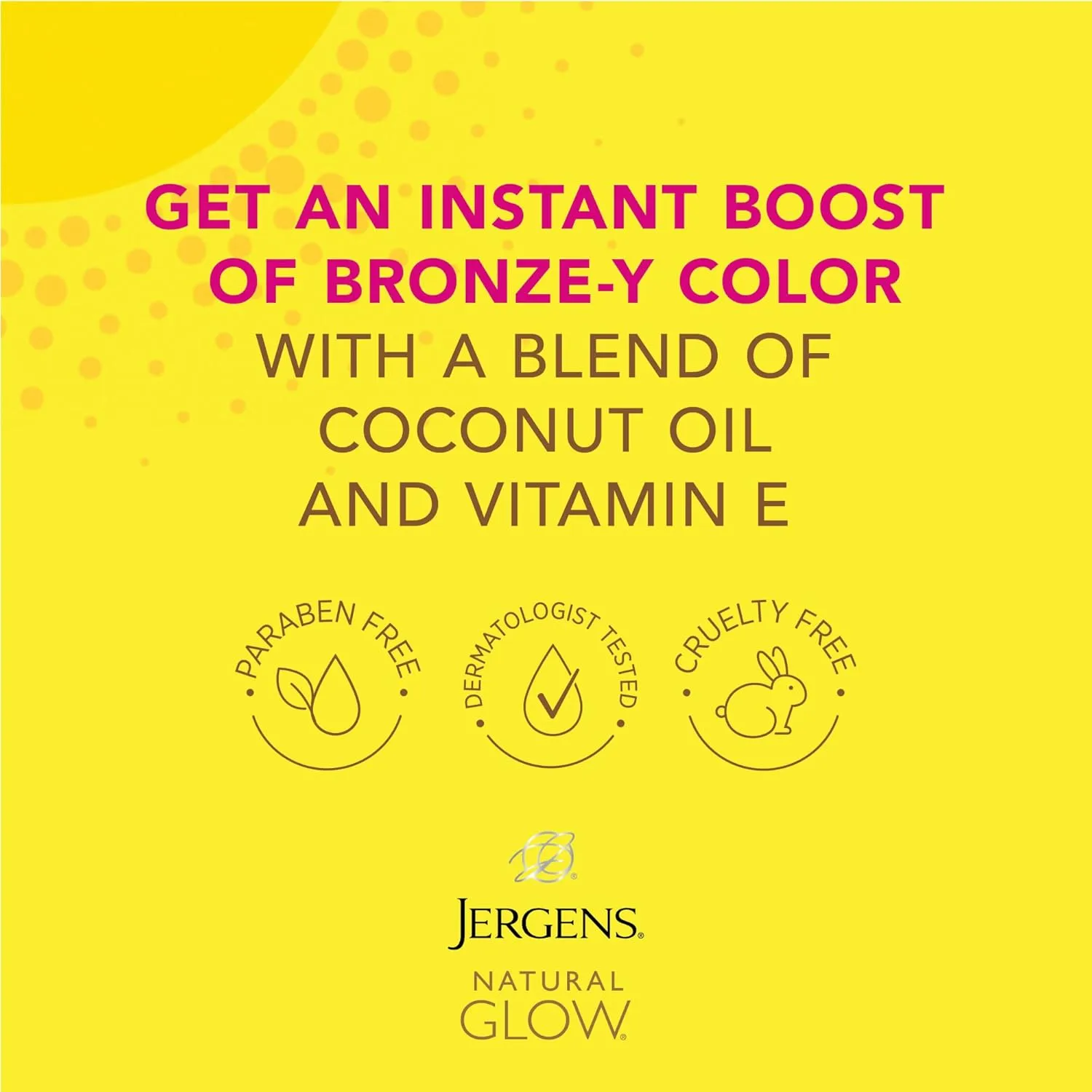 Jergens Natural Glow Instant Sun Tanning Moisturizer   Bronzer, Lightweight Sunless Tanning for Natural-Looking Color, Deep Bronze, 6 Oz