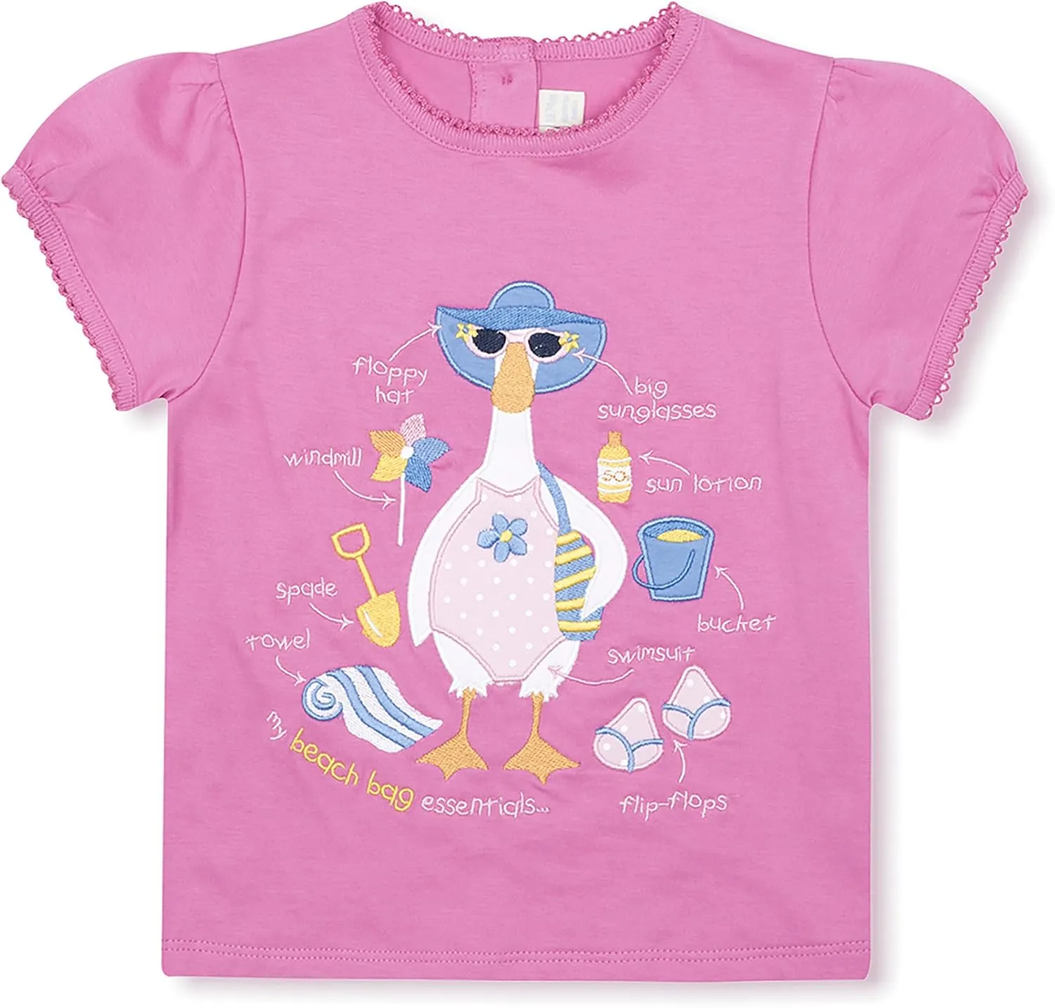 JoJo Maman Bebe Beach Duck T-Shirt