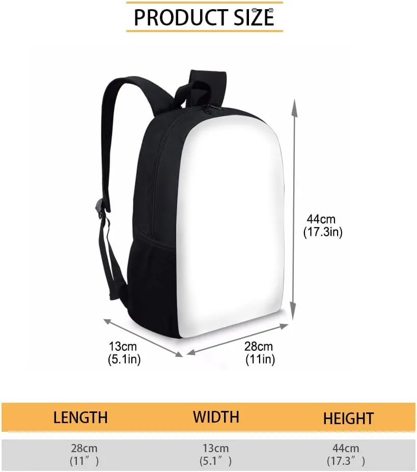 JooMeryer Boys Cool Backpack Wolf Skull Printed School Bags Bookbag Shoulder Bags Daypack for Elementary Middle School,Fire Wolf Head