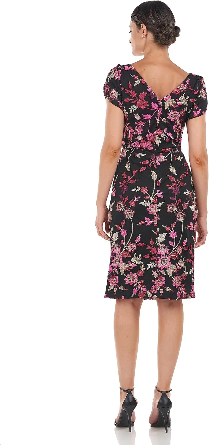 JS Collections Women's Cecilia Petal Cocktail Dress