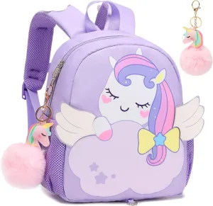 Jumpopack Unicorn Backpack for Girls Toddler Backpack for Girls Preschool Backpack Kids' Backpacks Small Mini Toddler Backpack Toddler Bookbag