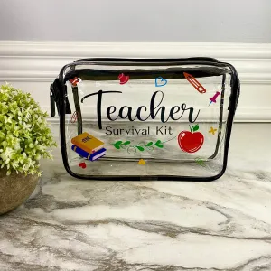 JUNE 24: Clear Pouch - Teacher, Beach