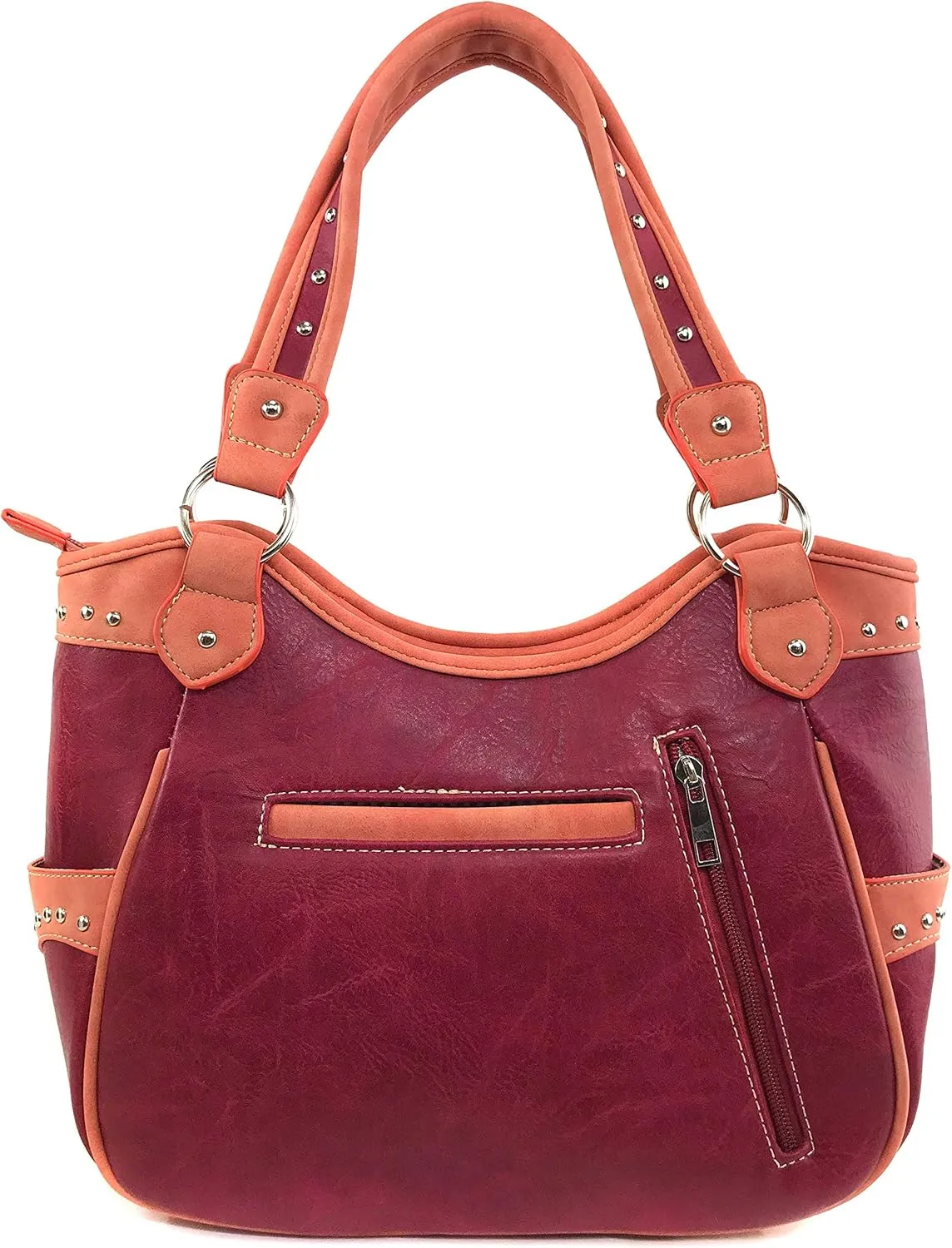 Justin West Women's Concealed Carry Angel Wings Cross Faith Hope Love Western Handbag Tote Purse