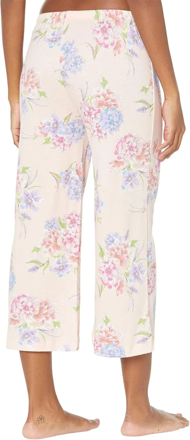 Karen Neuburger Petite Island Breeze Short Sleeve Girlfriend Capris PJ Set