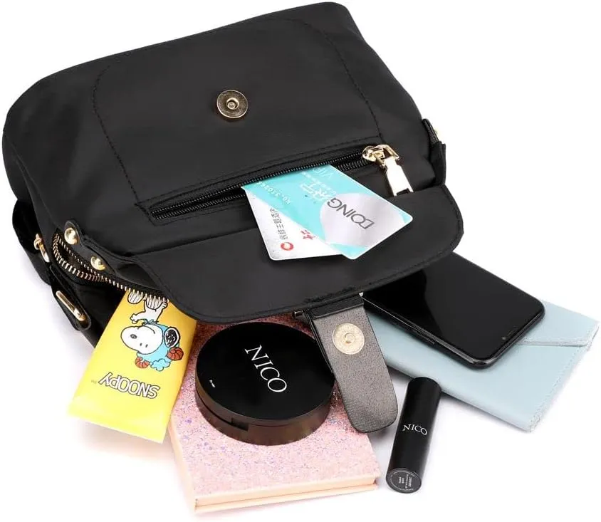 KARRESLY Crossbody Purse Bag for Women Shoulder Bag Multi Pocket Zipper Purse,Trendy Design Handbags