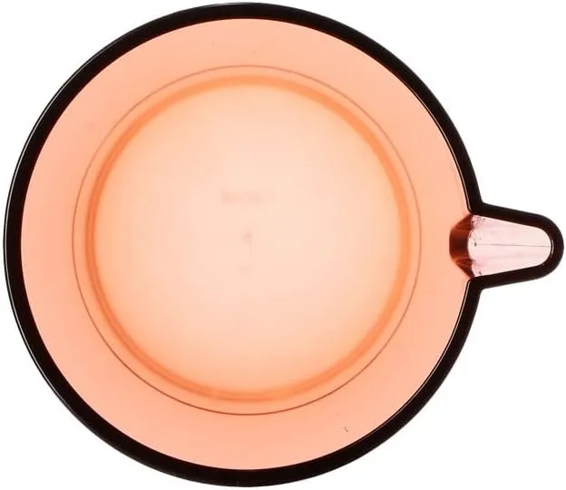 Kartell SFAC-K1511-RO Carafe, Trama Drink, Φ3.9 inches (10 cm), H 12.0 inches (30.5 cm), 47.2 fl oz (1,200 ml), Rose (Transparent)