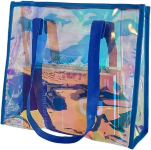 Kasepie Iridescent Hot Pink Handbag Ladies, Girls Storage Bag for the Gym, Daily Life, Measuring 13.78 * 4.72 * 12.2 inches
