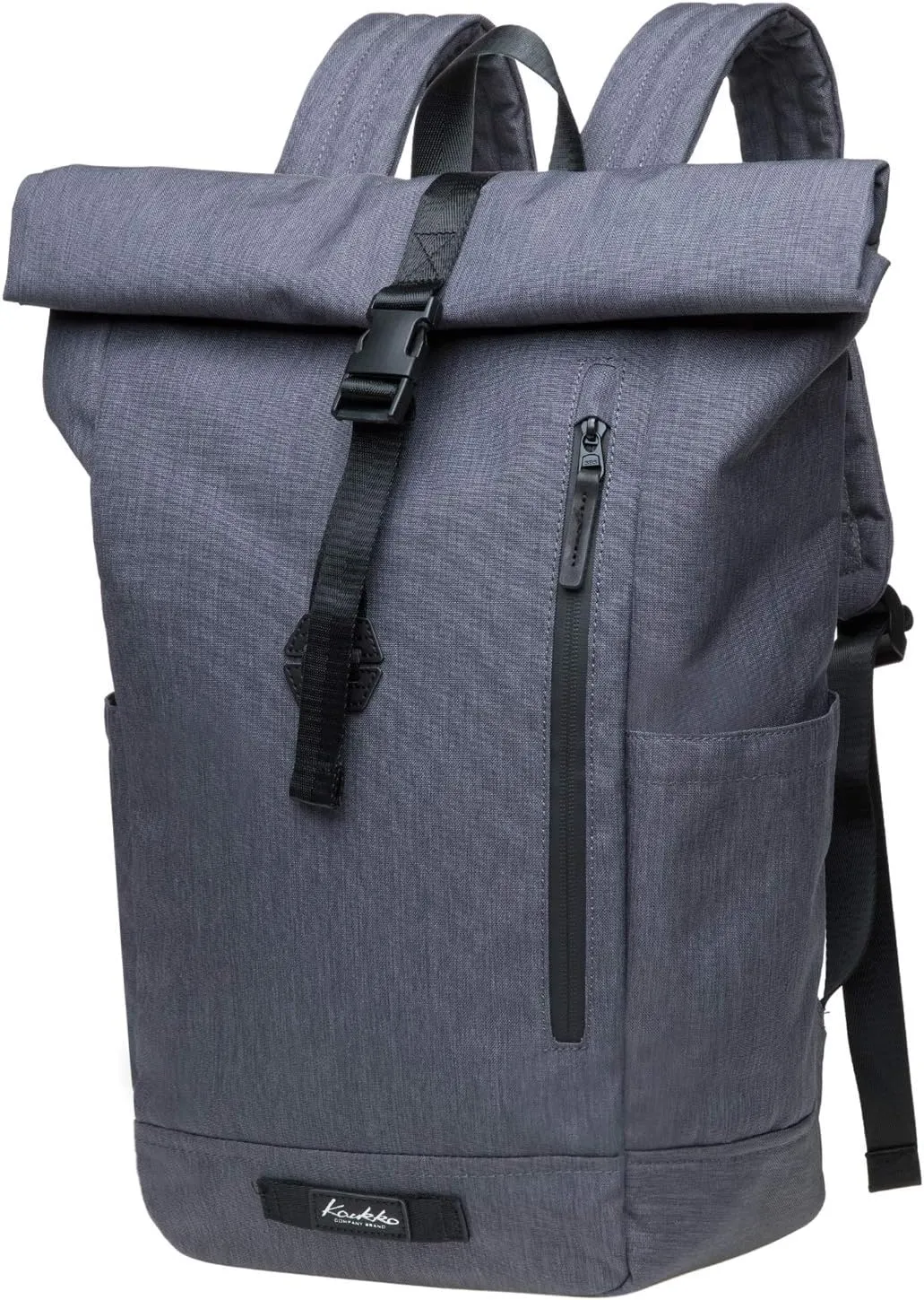 KAUKKO Large Multipurpose Backpack Satchel bags for Hiking Camping Travel with Laptop Compartment (04-2-grey)