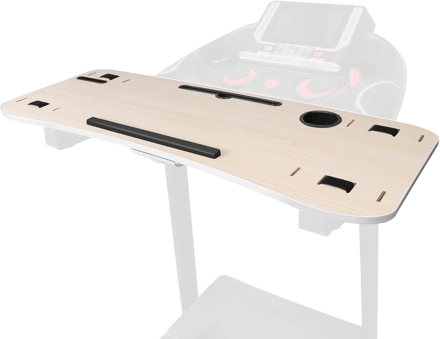 KELIXU 39" Treadmill Desk Attachment, Universal Walking Laptop Holder Desk Ergonomic Platform Workstation for Treadmill with Cup Holder, Laptop/Tablet Stand