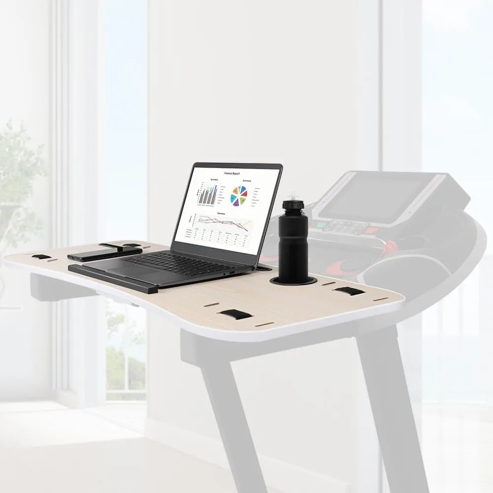 KELIXU 39" Treadmill Desk Attachment, Universal Walking Laptop Holder Desk Ergonomic Platform Workstation for Treadmill with Cup Holder, Laptop/Tablet Stand
