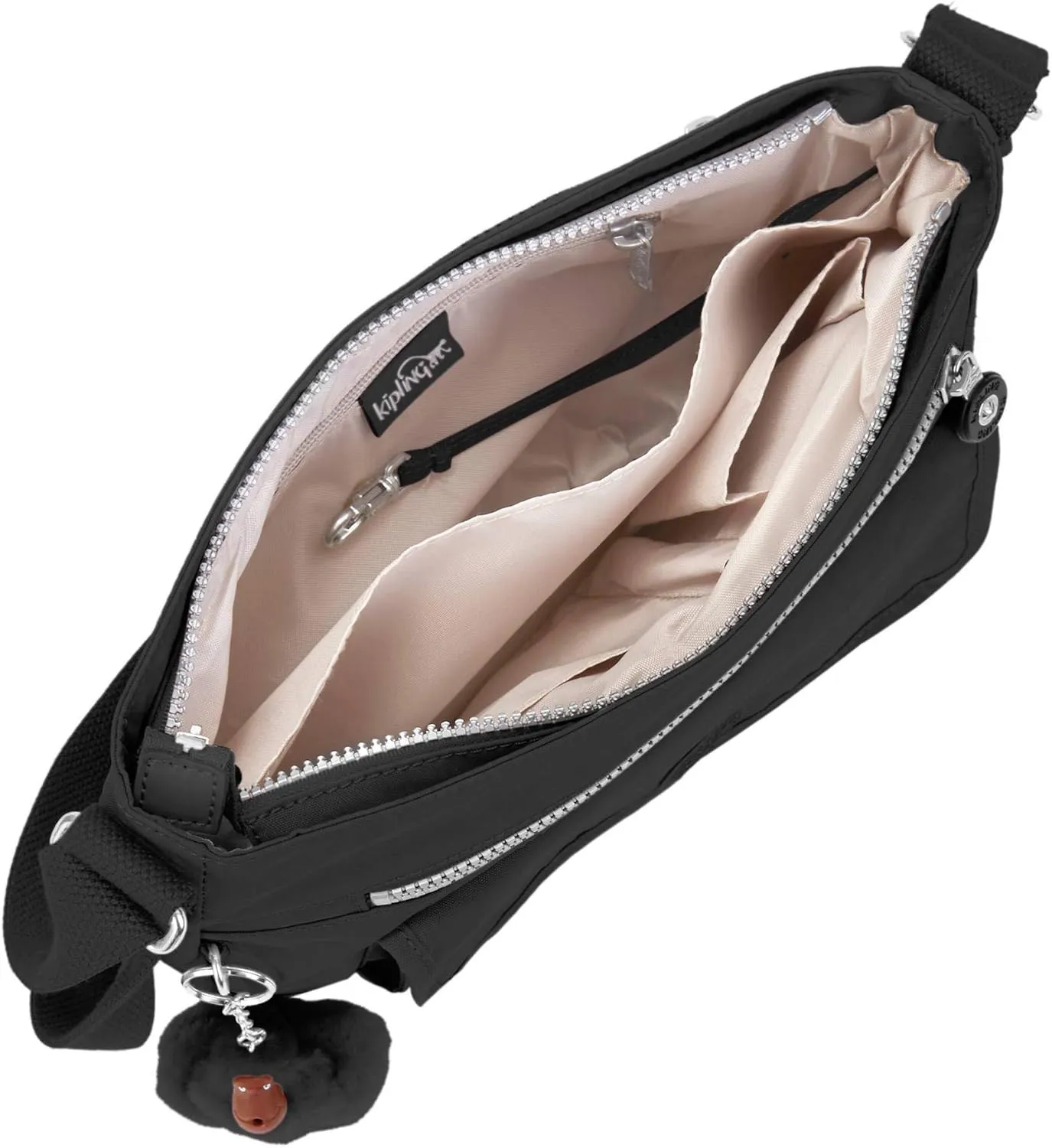 Kipling Syro Hobo, Black, Medium