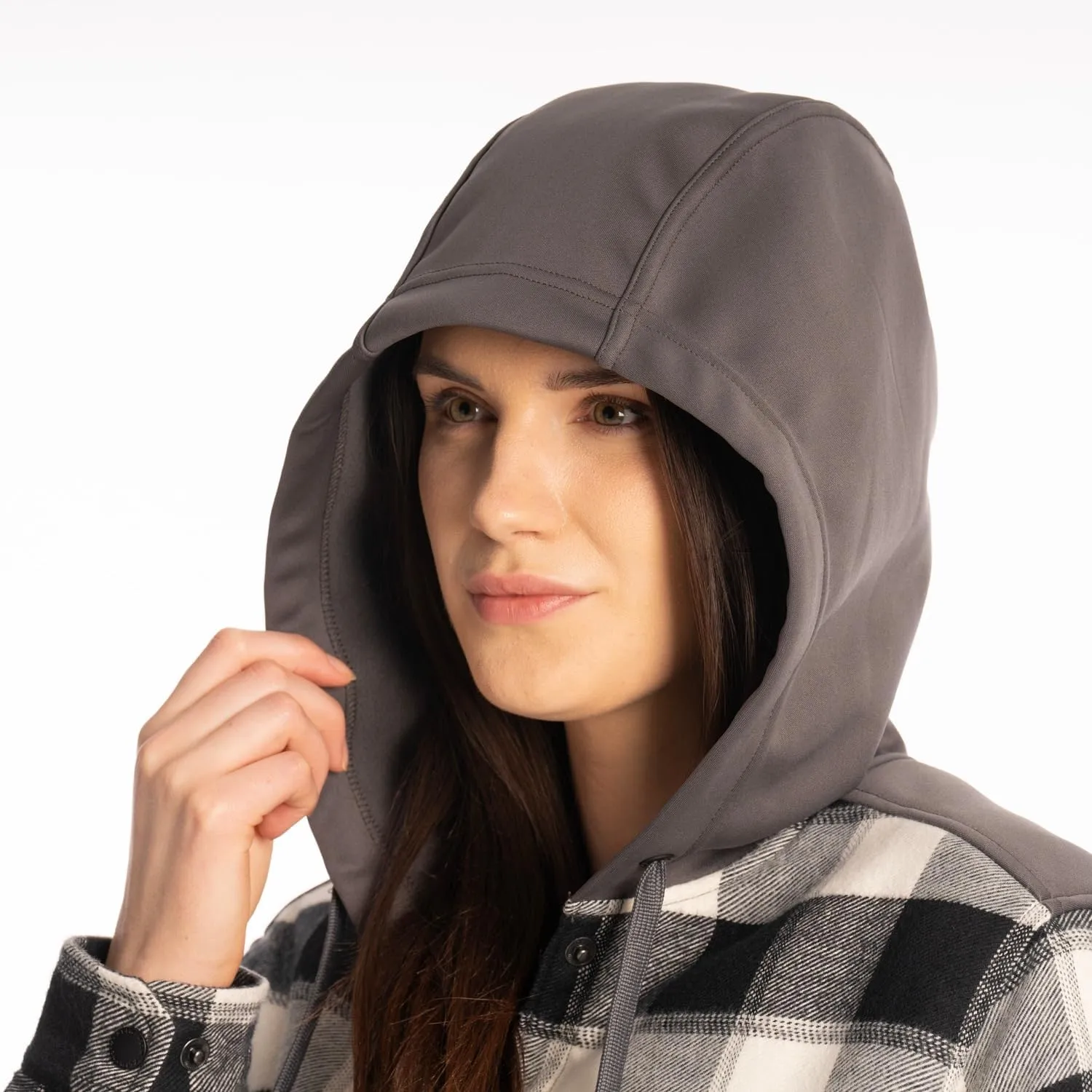 KLIM Women's Big Sky Fleece Lined Flannel Hoodie