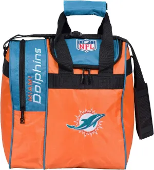 KR Strikeforce Officially Licensed NFL Single Bowling Ball Tote Bag with Shoe Compartment