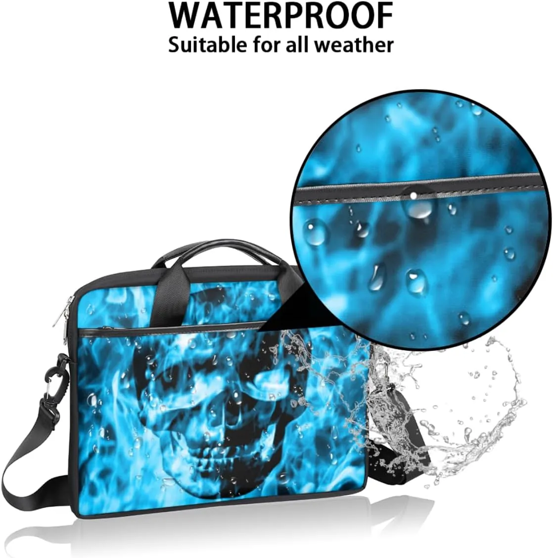 Laptop Bag Case Shoulder Messenger Carrying Bag 13 14 15 Inch Waterproof Computer Sleeve Cover