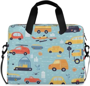 Laptop Bag Computer Bags Messenger Shoulder Bag Briefcase Red Yellow Air Plant Black Car for Business Office Work