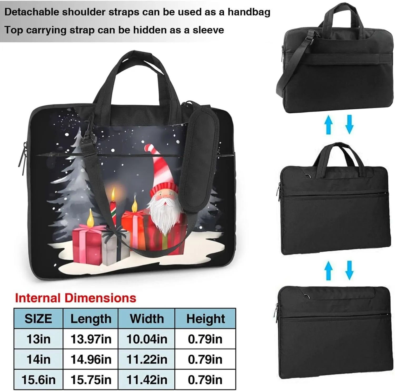 Laptop Bag fit,Thanksgiving Turkey Pumpkin Harvest Handbag CrossbodyBag, Suitable for Office School Travel