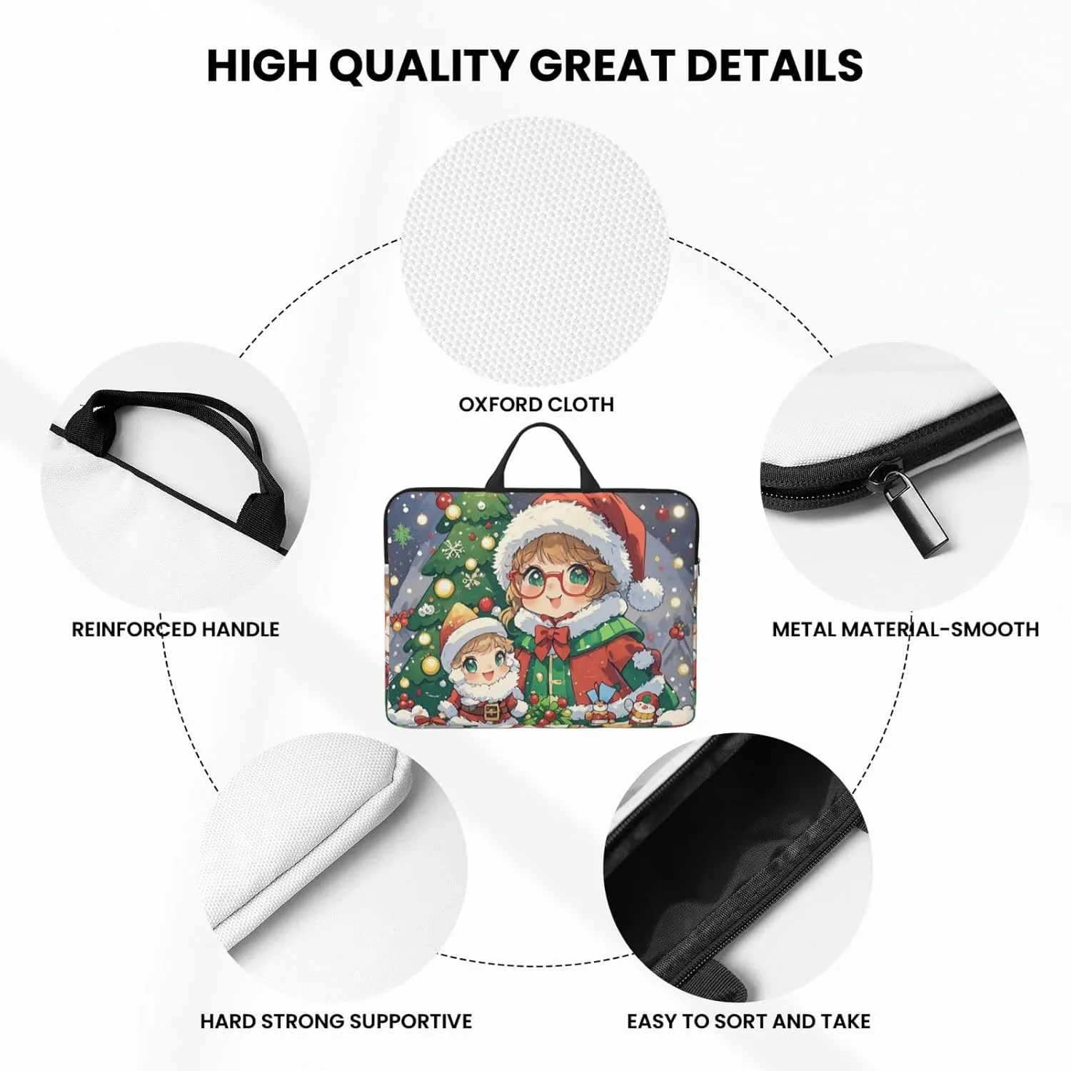 Laptop Shoulder Bag Messenger Bag Cute otter Laptop Bag Computer Bag for Men Women