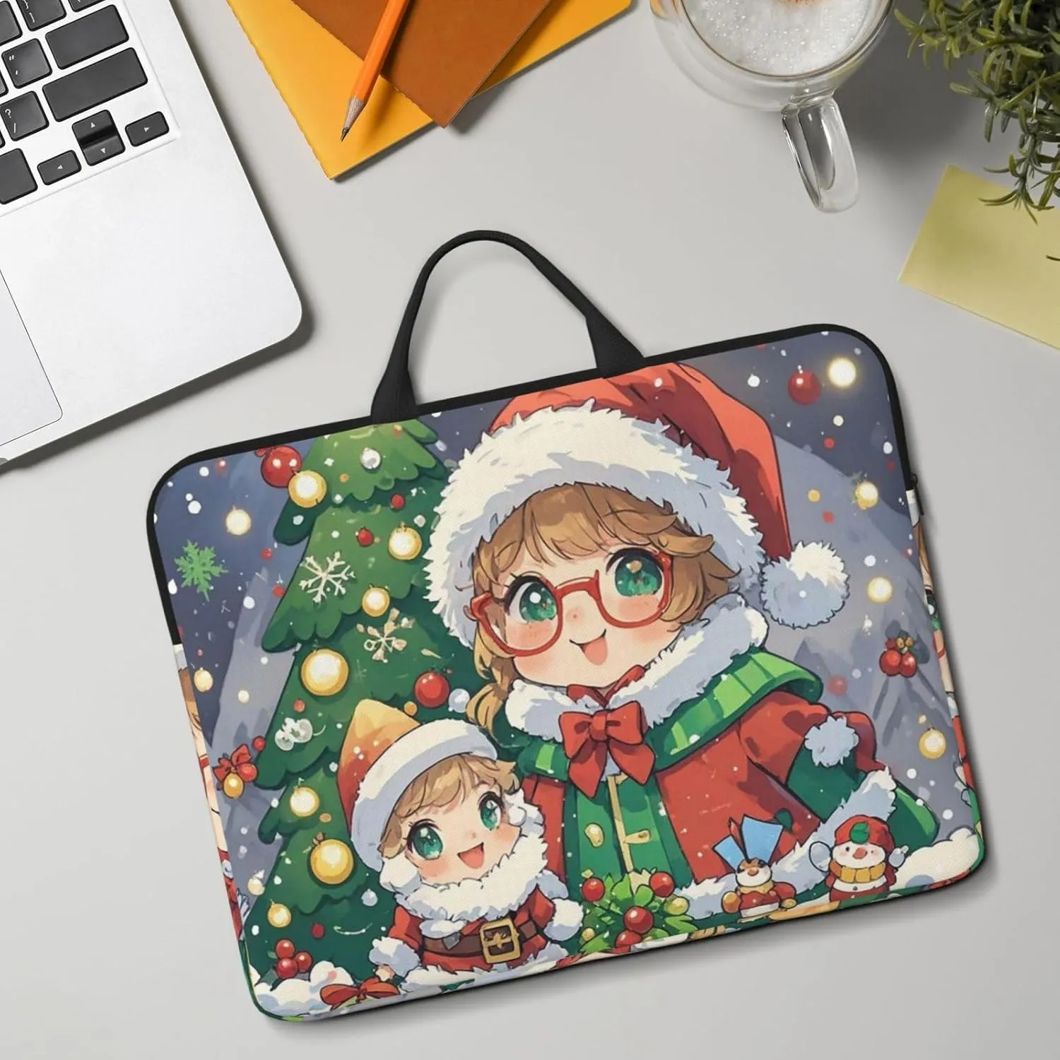 Laptop Shoulder Bag Messenger Bag Cute otter Laptop Bag Computer Bag for Men Women