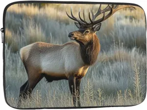Laptop Sleeve Case 13 inch Shockproof Protective Notebook Case Elk in The Meadow Laptop Bag Traveling Computer Cover