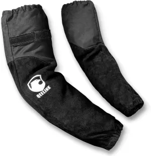 Leather Welding Work Sleeves for Men&Women - Heat&Flame Resistant Arm Protection with Kevlar Stitching and Cotton Lining (One Size Fit Most, Black)