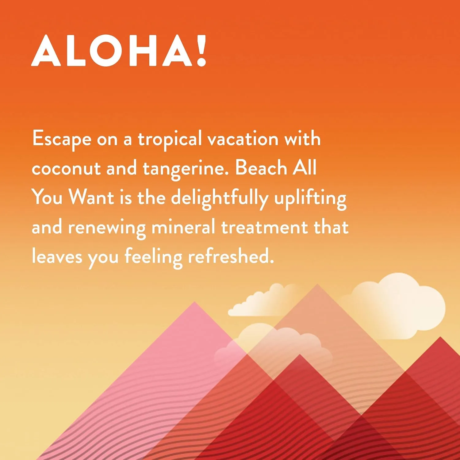 Little Moon Essentials Tropical Bath & Shower Sugar Exfoliant, Beach All You Want, 13 oz.