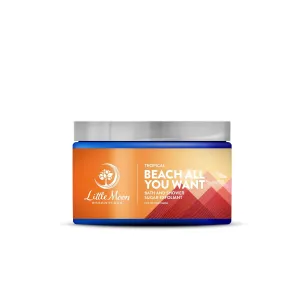 Little Moon Essentials Tropical Bath & Shower Sugar Exfoliant, Beach All You Want, 13 oz.
