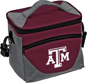 Logo Brands Officially Licensed NCAA Collegiate 9-Can Cooler Tote with Front Dry Storage Pocket and Shoulder Strap