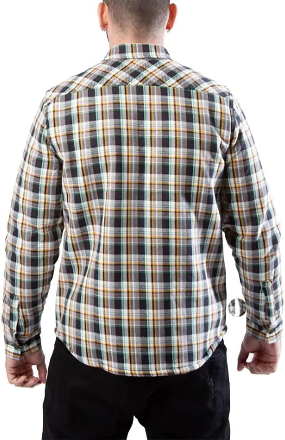 LRG Men's Lifted Research Group Long Sleeve Flannel Button Down Shirt