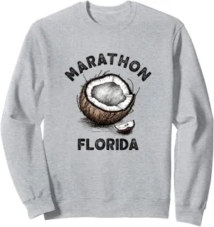 Marathon Florida Coconut Vintage Beach Sweatshirt