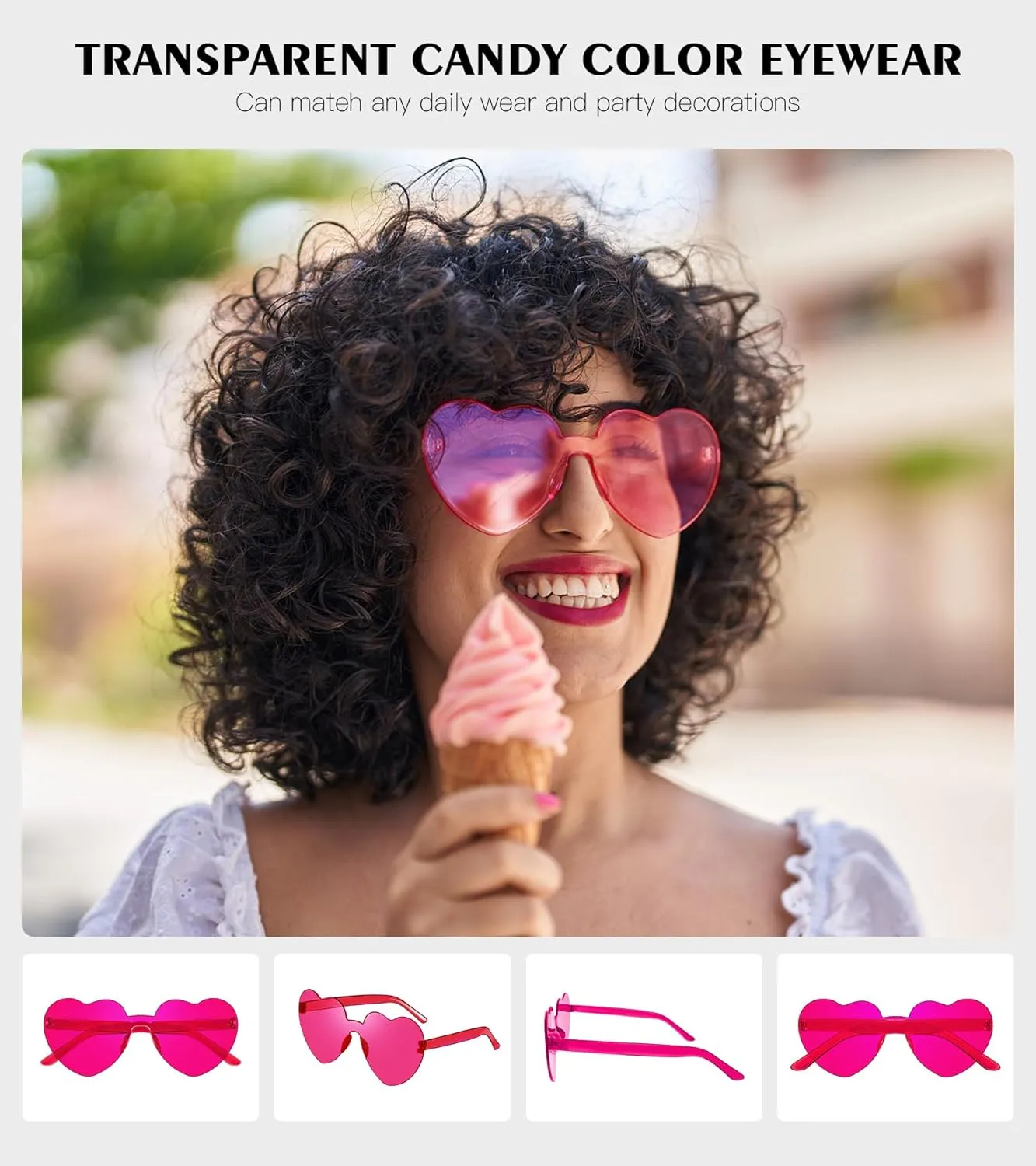 Matcheck 24/48 Mixed Style Rimless Sunglasses Retro Colored Party Glasses Funny Bachlor Pool Costume Accessories
