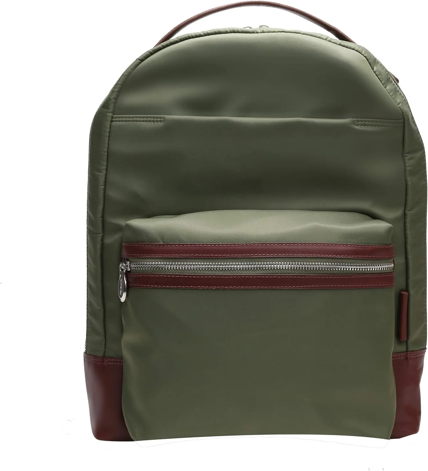 McKlein 15" Nylon Dual Compartment Laptop Backpack- PARKER- Green