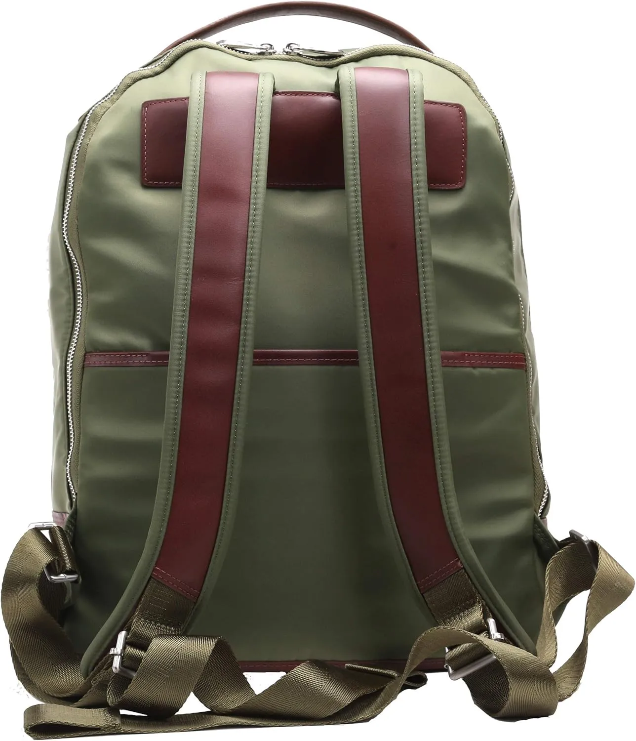 McKlein 15" Nylon Dual Compartment Laptop Backpack- PARKER- Green