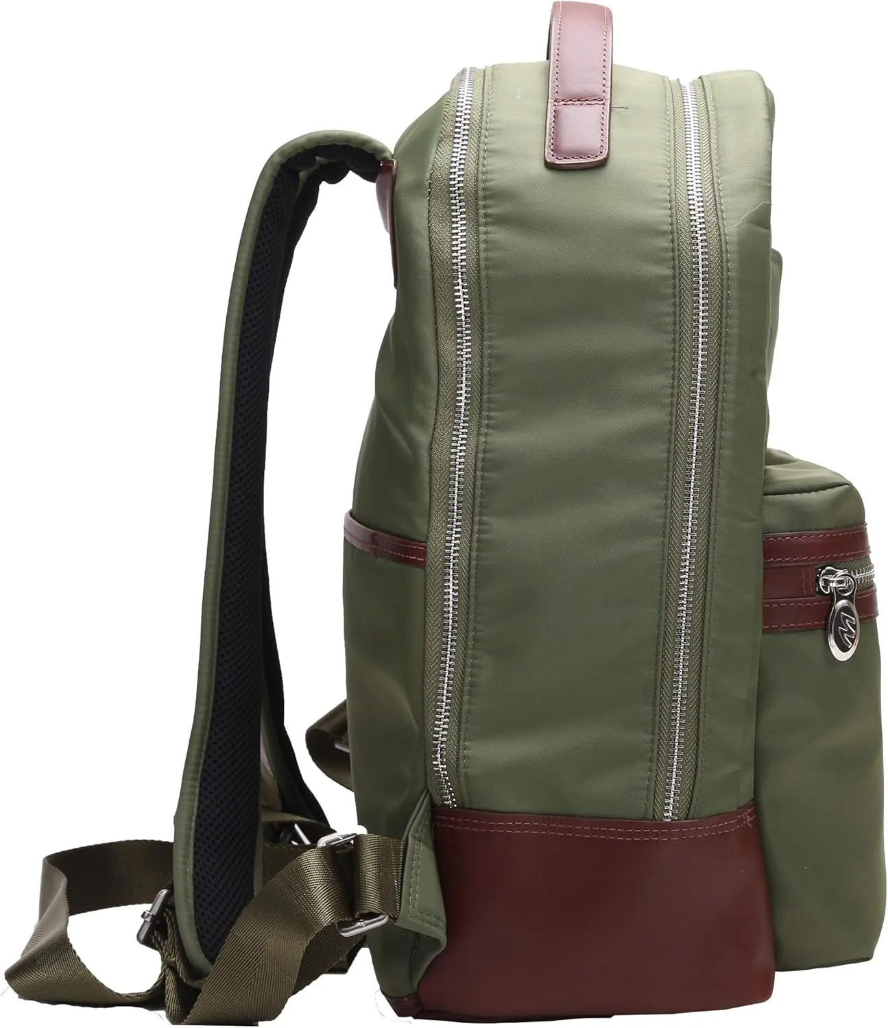 McKlein 15" Nylon Dual Compartment Laptop Backpack- PARKER- Green