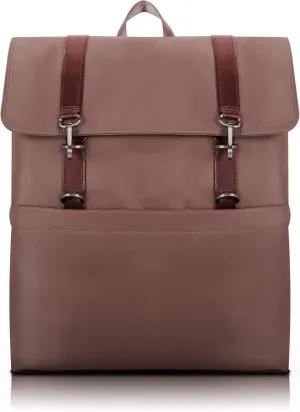 McKlein 17" Nylon Flap Over Laptop Backpack- ELEMENT- Khaki