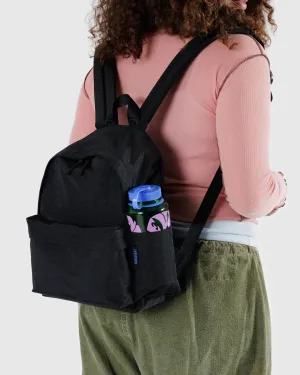 Medium Black Nylon Backpack